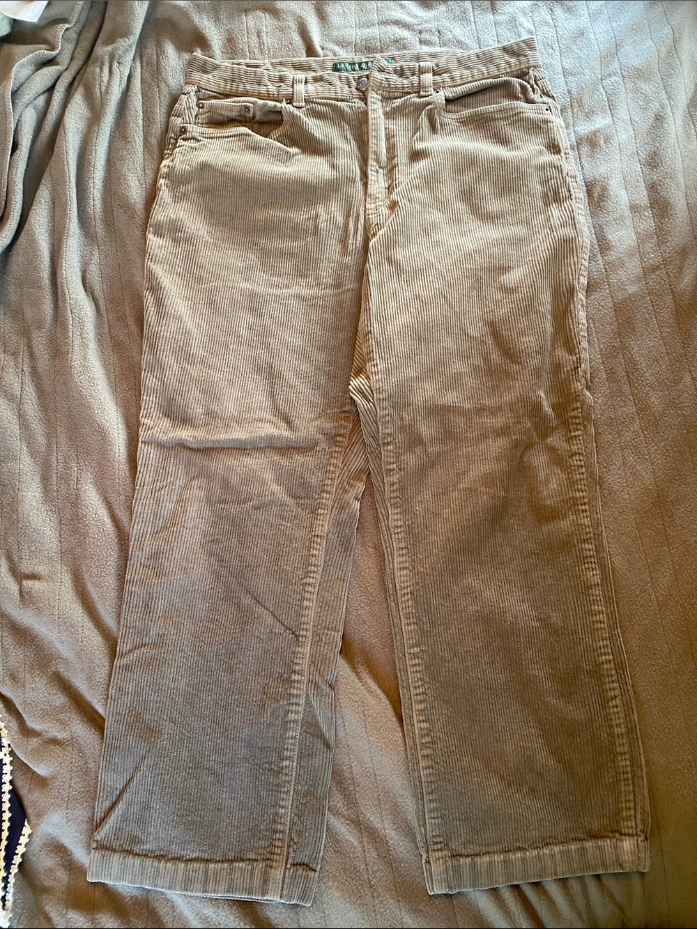 Ralph Lauren womens Corduroy Pants in Light Brown